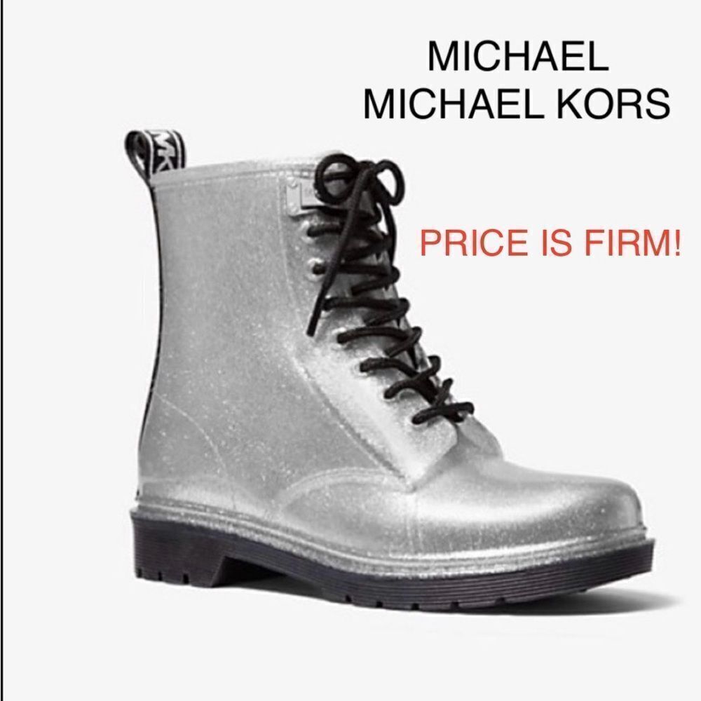 MICHAEL Michael KORS Tavie Logo Tape and Glitter Rain … - Picture 11 of 11